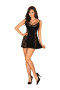 Naktinukai Laurise babydoll Czarna