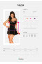 Naktinukai Laurise babydoll Czarna