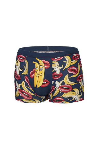 Bokseriai Bananas 010/70 Jeans-Red-Yellow