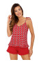 Pižama Love 1/2 Red