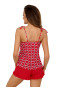 Pižama Love 1/2 Red