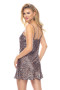 Naktinukai Yamila I (Satin Nightdress) Leopard