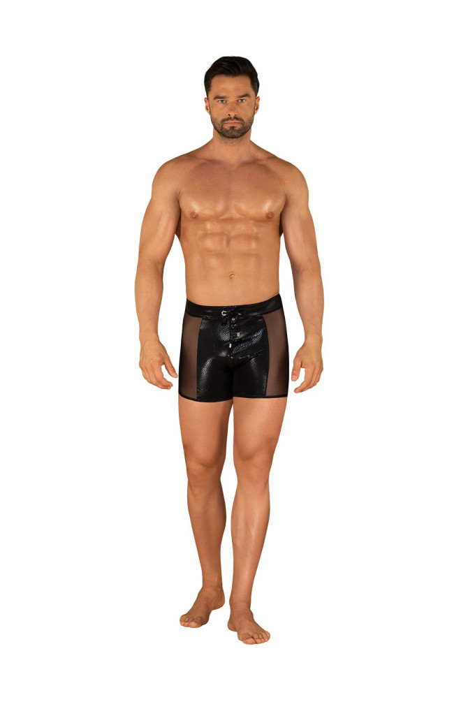 Maudymosi glaudės Punta Negra shorts Juoda