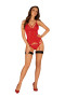 Korsetas Diyosa + stringi GRATIS! Red
