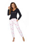 Pižama Flamingo Black