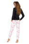 Pižama Flamingo Black