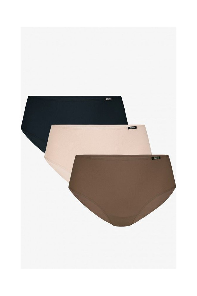 Kelnaitės 3LP-193 Classic Burgund-Lilac-Beż 3-pack