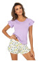 Pižama Ananas 1/2 Violet