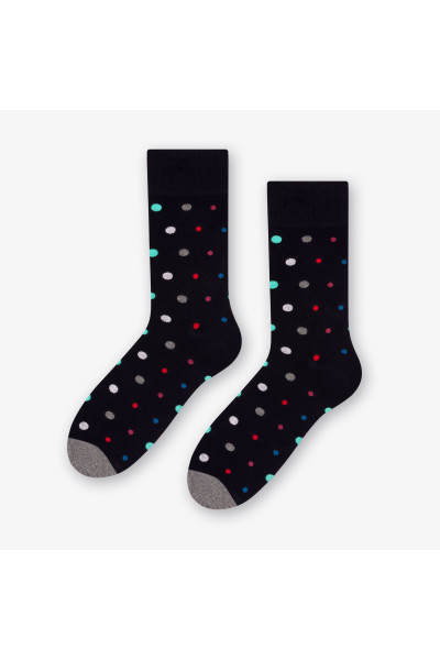Kojinės Mix Dots 139-051 Ciemny Granat