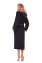 Chalatas Soft Long 2322 Czarny