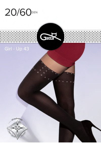 Pėdkelnės Girl Up 43 20/60 DEN