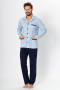 Pižama Ambroży 196 Jasny Jeans