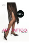 Pėdkelnės Tattoo 07 Nero