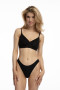 Liemenėlė Simple t-shirt Bra Czarny