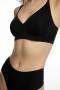 Liemenėlė Simple t-shirt Bra Czarny