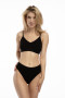 Liemenėlė Bamboo Bralette Czarny