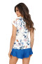 Pižama Astrid 1/2 Cobalt