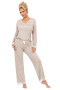Pižama Simply Long Beige