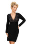 Naktiniai marškiniai Silvana Long Black