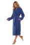 Chalatas Cotton Long 2408 Navy