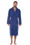 Chalatas Cotton Long 2450 Navy