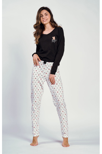 Pižama Polly 3231 Czarna