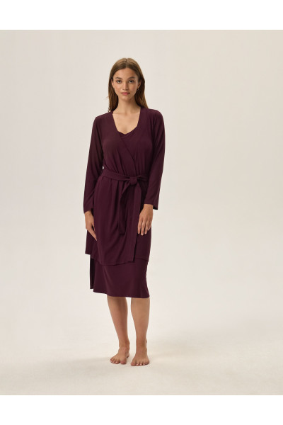 Chalatas Fleur 41871-93X Fioletowy