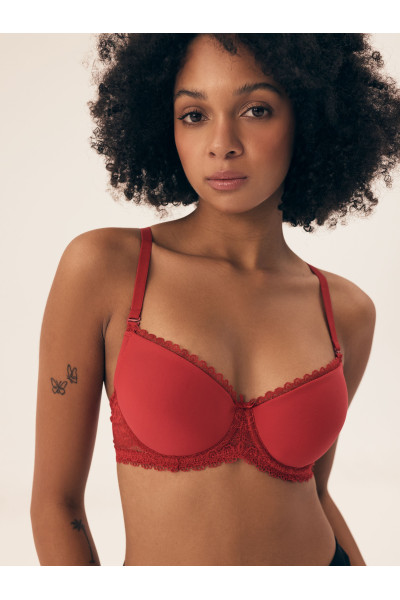 Liemenėlė Julietta 43286 Czerwony