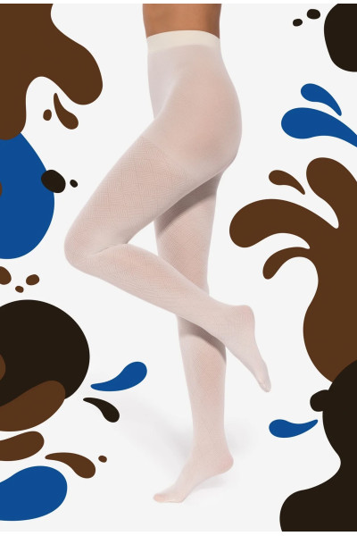 Pėdkelnės Wedel Tights 40 02 White Choco