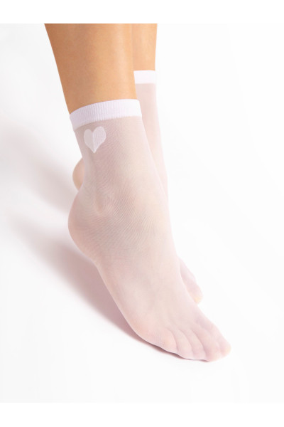 Kojinės Cupido 20 Den White