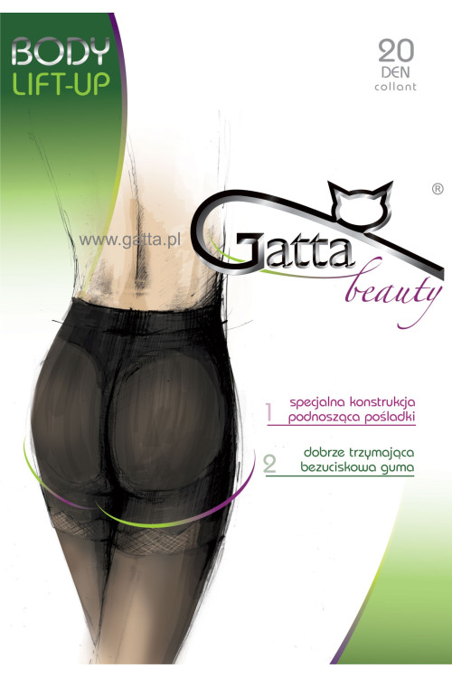 Pėdkelnės Body Lift-Up | Nero-Kompresinės Pėdkelnės-Gatta