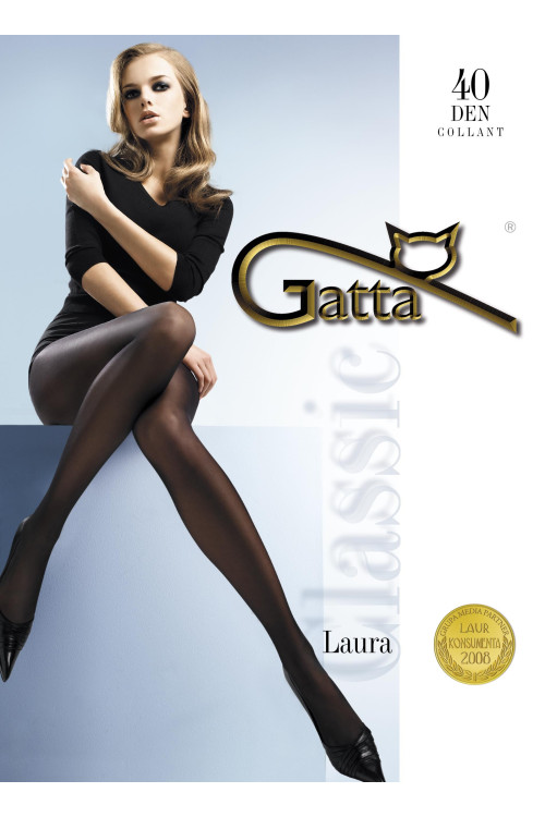 Pėdkelnės Gatta Laura | 40DEN | Nero-Pėdkelnės lygios-Gatta