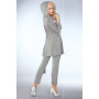 Chalatas Mimi 100 Grey (Grey) | Pilka-Trumpi chalatai-LivCo