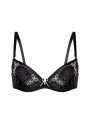 Liemenėlė Angel I PU-293 Juoda - Push-Up Liemenėlės