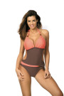 Monokini maudymukas Beatrix Cubano-Flamingo M-337 (5) - Vientisi Maudy