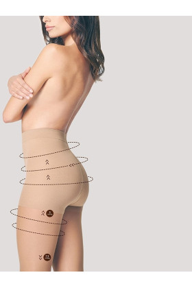Koreguojančios Pėdkelnės Body Care Comfort 20 Tan (Įdegio) - Kompresin