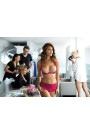 Liemenėlė Sorbet I PU-377 Avietinė su smėline - Push-Up Liemenėlės