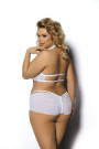 Komplektas Oretha Balta Balta - Plus Size