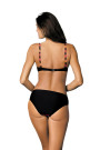 Maudymosi kostiumėlis Tamara M-399-6 Nero-Psycho Red-Nero - Dviejų dal