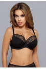 Liemenėlė Sandy 594 Juoda Juoda - Plus Size