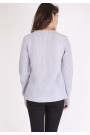Megztinis Victoria SWE 123 Light Grey Šv. pilka - Džemperiai