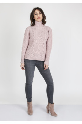 Megztinis Estelle SWE 121 Powder Rose Rožinės pudros sp - Džemperiai