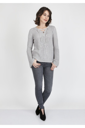 Megztinis Kylie SWE 117 Grey Pilka - Džemperiai