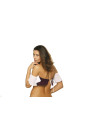 Maudymosi liemenėlė (Topas) Grace Vigneto-Bianco - BANDEAU modeliai