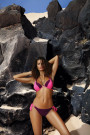 Maudymosi kostiumėlis Trish Bacco-Flash Pink - Dviejų dalių maudymukai