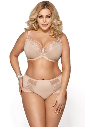 Liemenėlė Luisse K441 Smėlio 92 - Plus Size