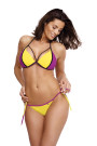 Maudymosi kostiumėlis Lara Banana-Very Fuchsia M-511 (1) - Dviejų dali