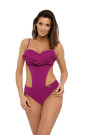 Maudymosi kostiumėlis Belinda Thai Pink M-548 (8) - Vientisi Maudymuka