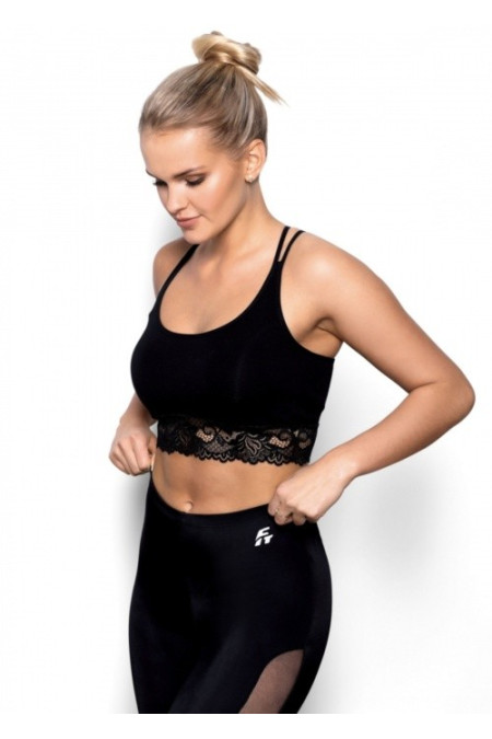 Top Fit Aurora Black Juoda - Sportui