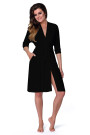 Chalatas Bianca Black Juoda - Lengvi